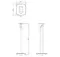 KEF S1 Floor Stand White