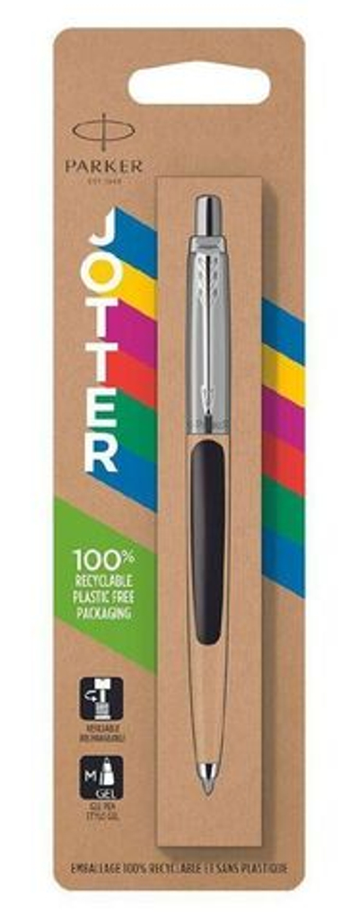 Шариковая ручка Parker Jotter Plastic, черная ( из Финляндии )