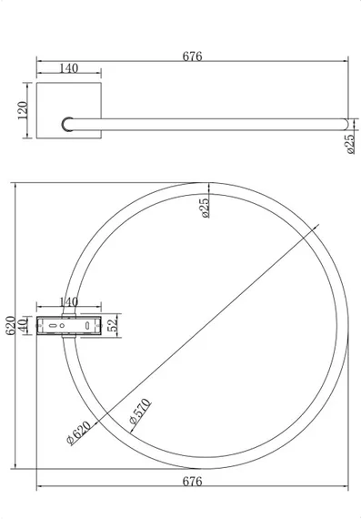 Потолочная люстра Anillo MOD315CL-L25G3K Maytoni