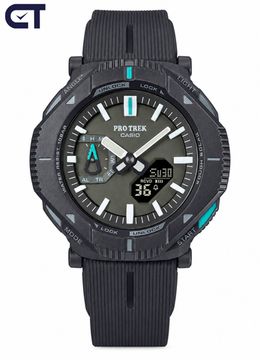 CASIO PRJ-B001-1DR PRO TREK мужские наручные часы — туристическая модель PRO TREK для активного отдыха