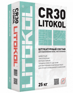 Штукатурная смесь  Litokol CR30  25 кг  Италия
