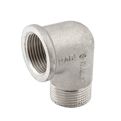 Отвод 90° с наружной и внутренней резьбой ELSEN METALIT EBF12 - 1"1/2 (латунь с покрытием TIN)