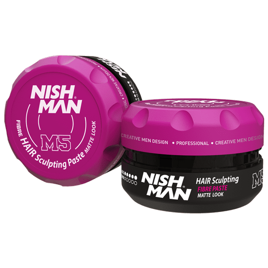 Матовая волокнистая паста для укладки волос NISHMAN Fibre Paste M5 100мл