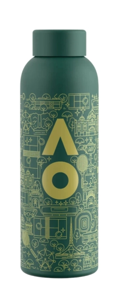 Теннисная бутылка Waterdrop AO26 Melbourne 600ml - green