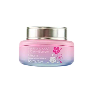 Крем для лица с гиалуроновой кислотой FARMSTAY Hyaluronic Acid & Cherry Blossom Cream 55 мл