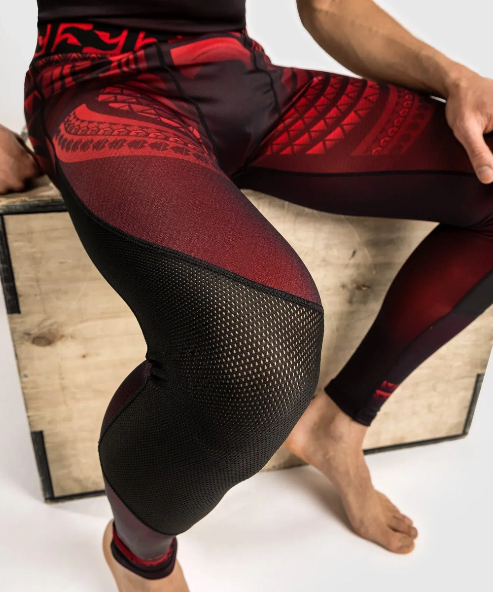 Компрессионные штаны Venum Nakahi Black-Red