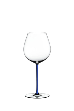Бокал для красного вина с синей ножкой 705мл Riedel Fatto a Mano Old World Pinot Noir