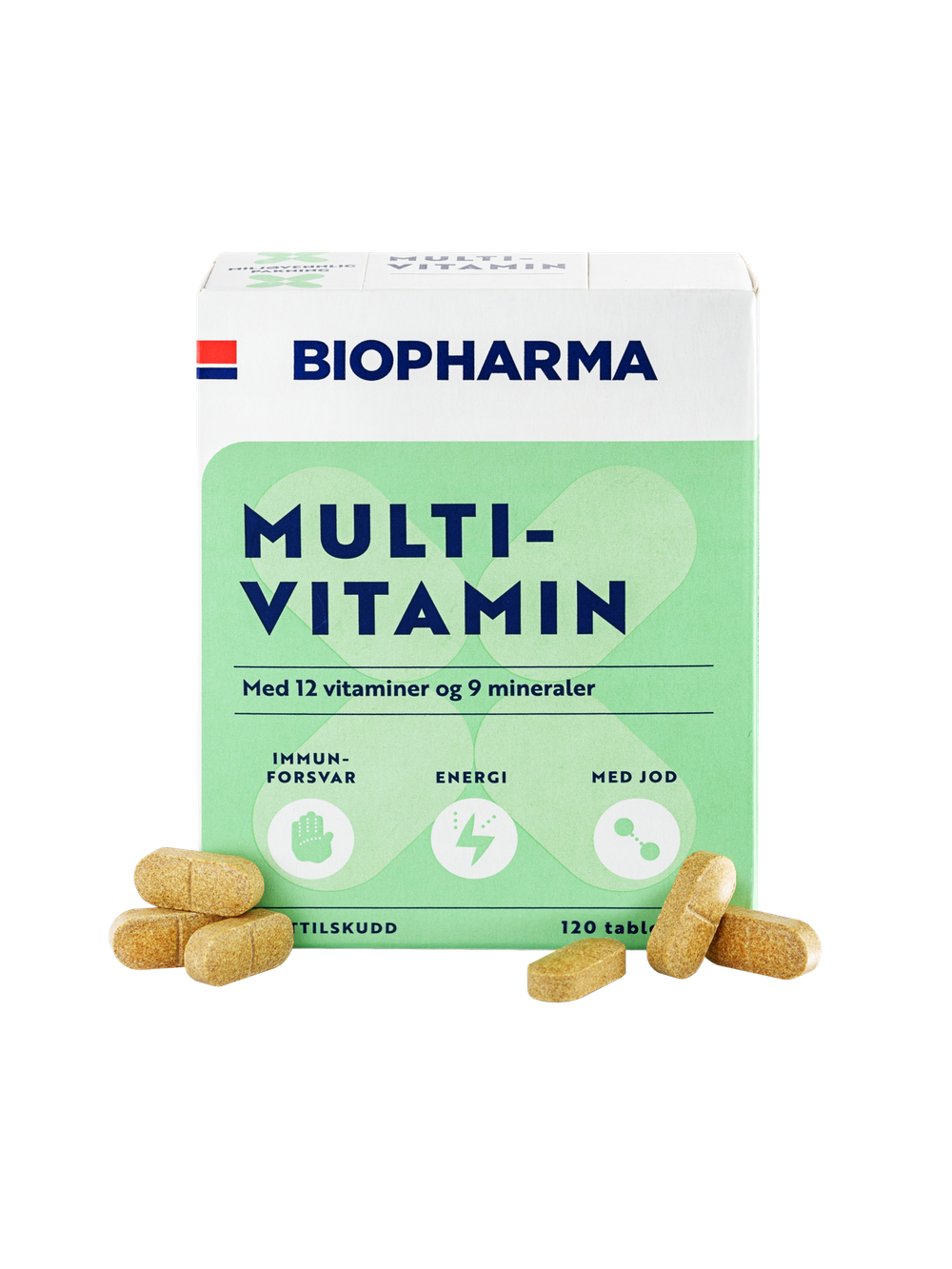 Мультивитамины Biopharma Multivitamin комплекс витаминов для женщин и мужчин, 120 таблеток