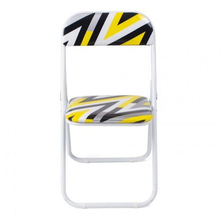 Складной стул Seletti Juventus Yellow, желтый