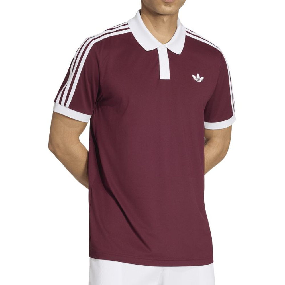 Теннисное поло Adidas Tennis Classics - maroon