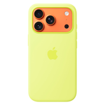 Силиконовый чехол Apple Silicone Case with MagSafe для iPhone 17 Pro, Neon Yellow