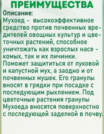 Гранулы от луковой мухи Avgust "Мухоед", Г, 25 г