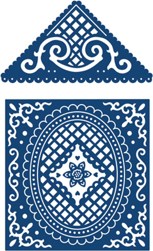 Нож фигурный для вырубки Скворечник, Tattered Lace