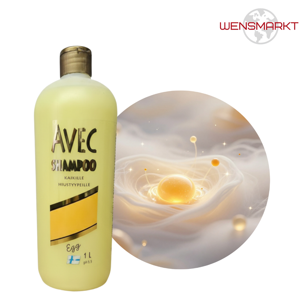 Шампунь AVEC Egg с яичным протеином, 1 л, Финляндия