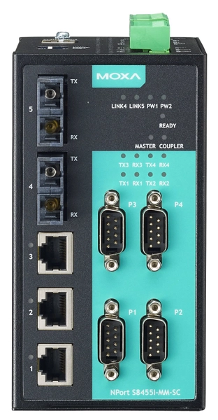NPort S8455I-SS-SC-T