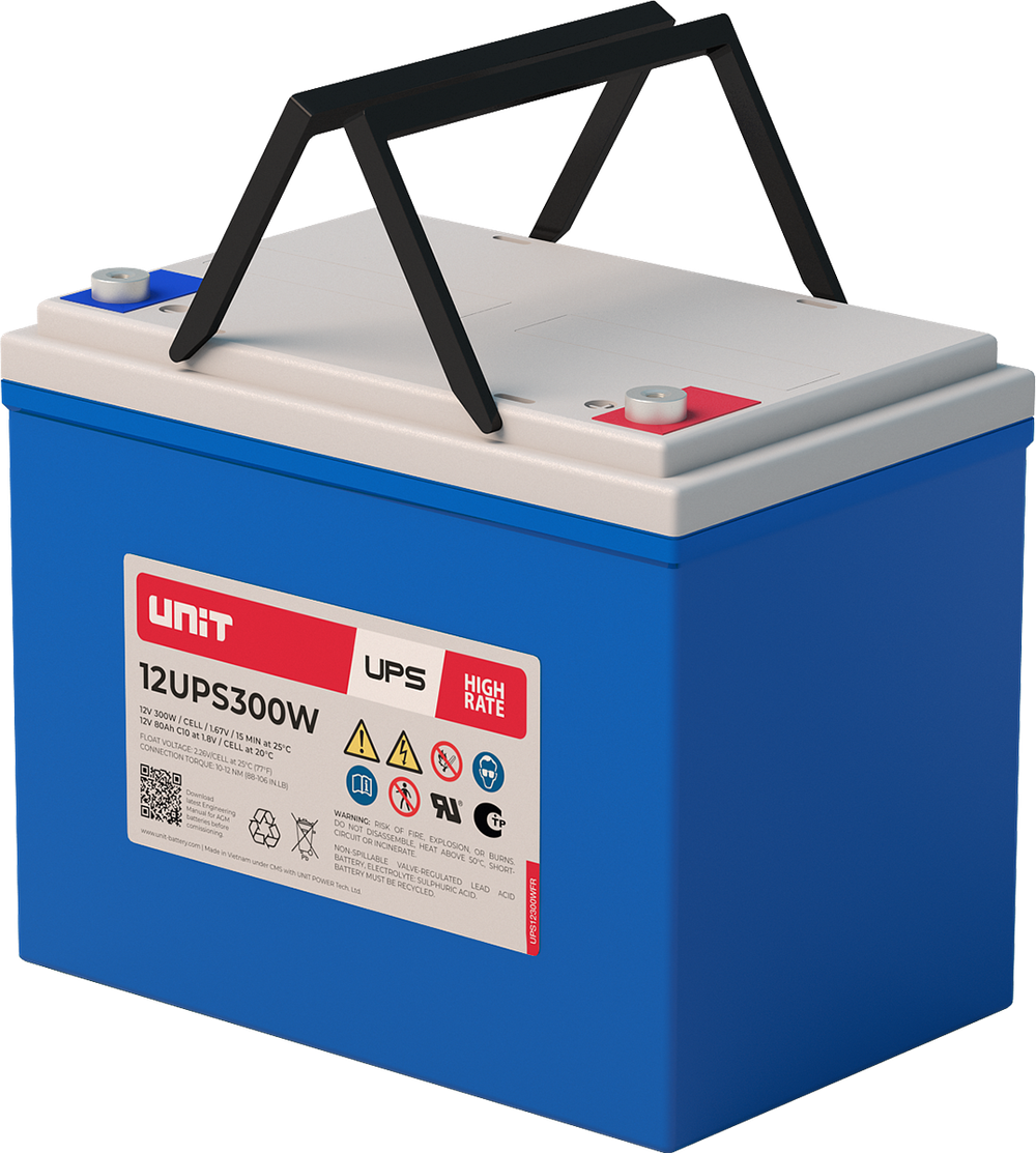 Аккумулятор UNIT 12UPS300W - AGM ( 12В / 80Ач )