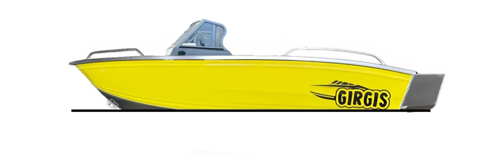 Алюминиевая моторная лодка Гиргис 390 Фиш