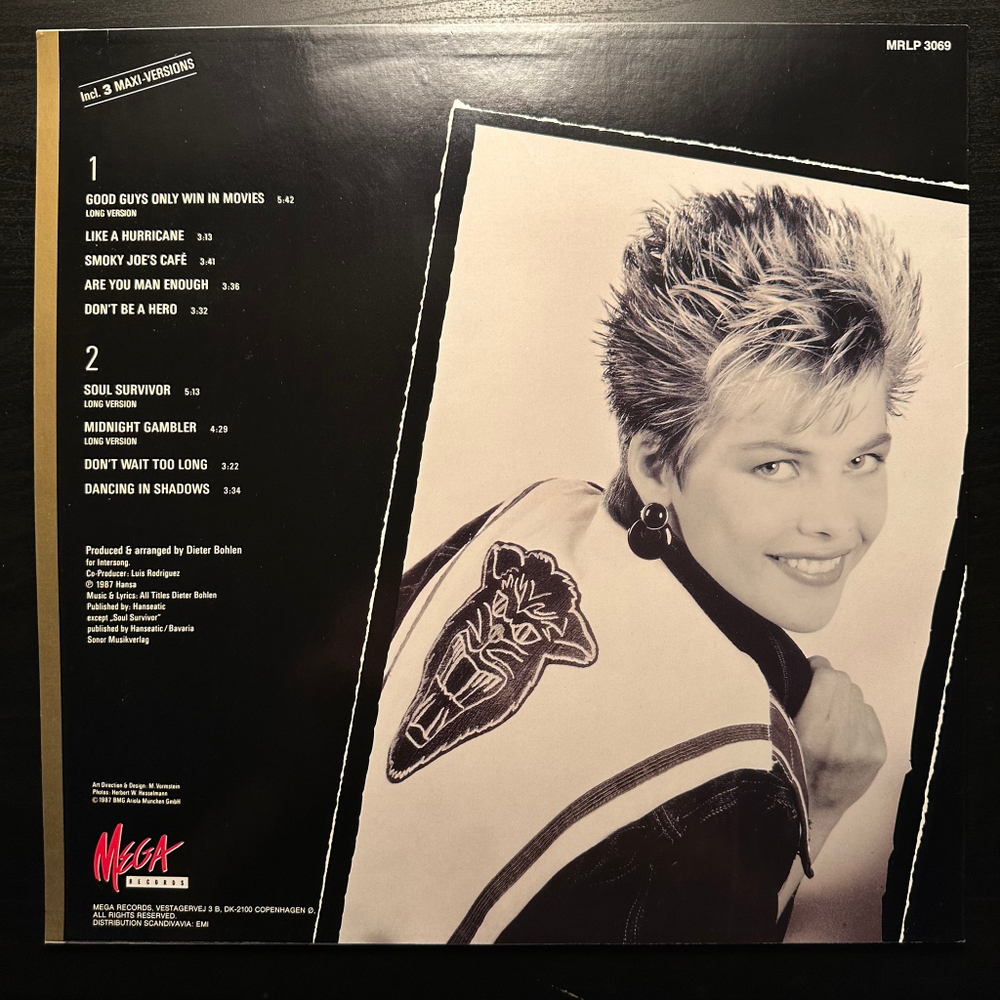 C.C. Catch - Like A Hurricane (Германия 1987г.)