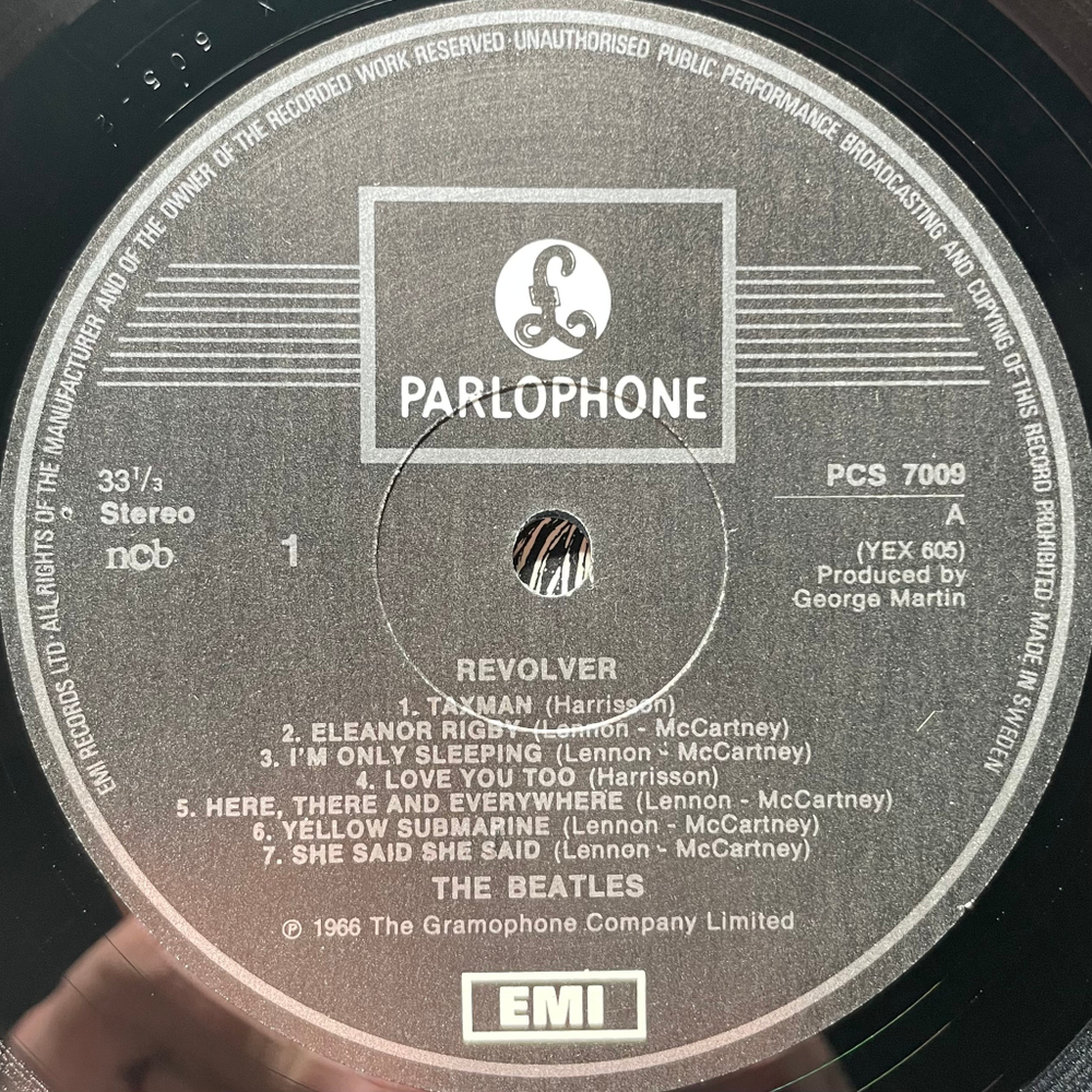 The Beatles ‎– Revolver (Швеция 1976г.)