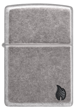 Зажигалка ZIPPO Armor Пламя c античным серебристым покрытием | Flame Antique Silver, латунь/сталь, с