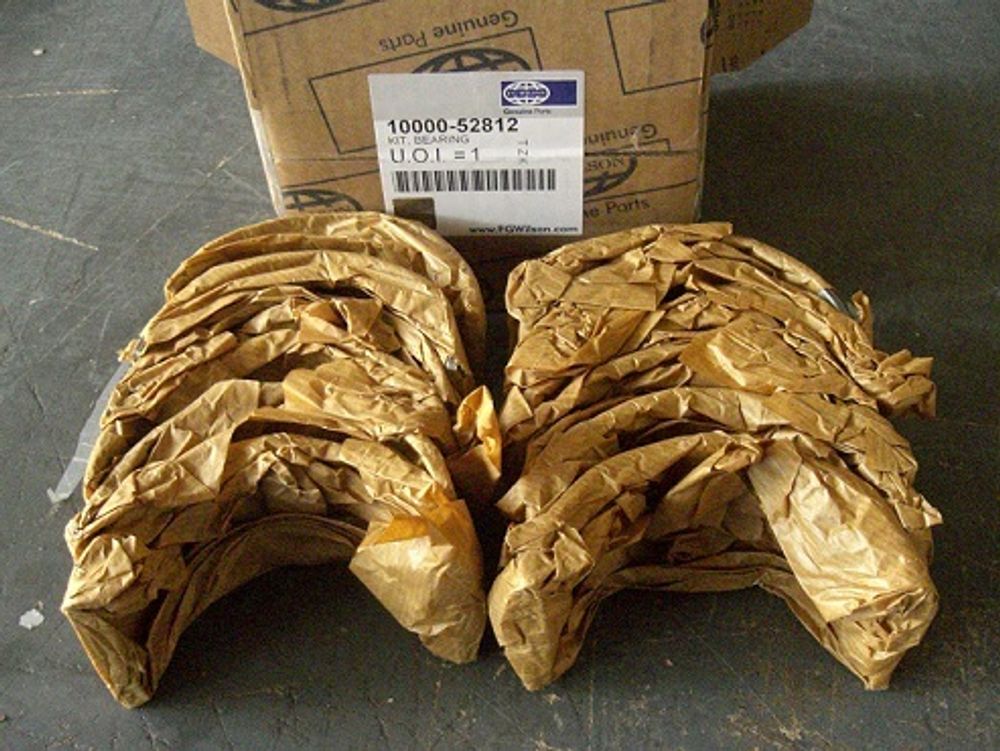 Вкладыши шатунные коленчатого вала, оригинал / BEARING АРТ: 10000-52812 Вкладыши шатунные коленчатого вала, оригинал / BEARING АРТ: 10000-52812