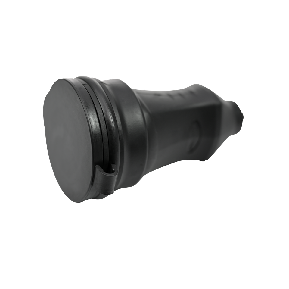 Розетка 1-м MultiSet 16А 250В IP44 с заземл. каучук черн. SE MST4002BK
