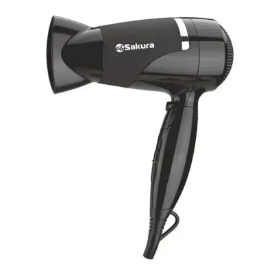 Фен электро sa-4040bk 1600-1800вт 2 режима работы, 2 скор.