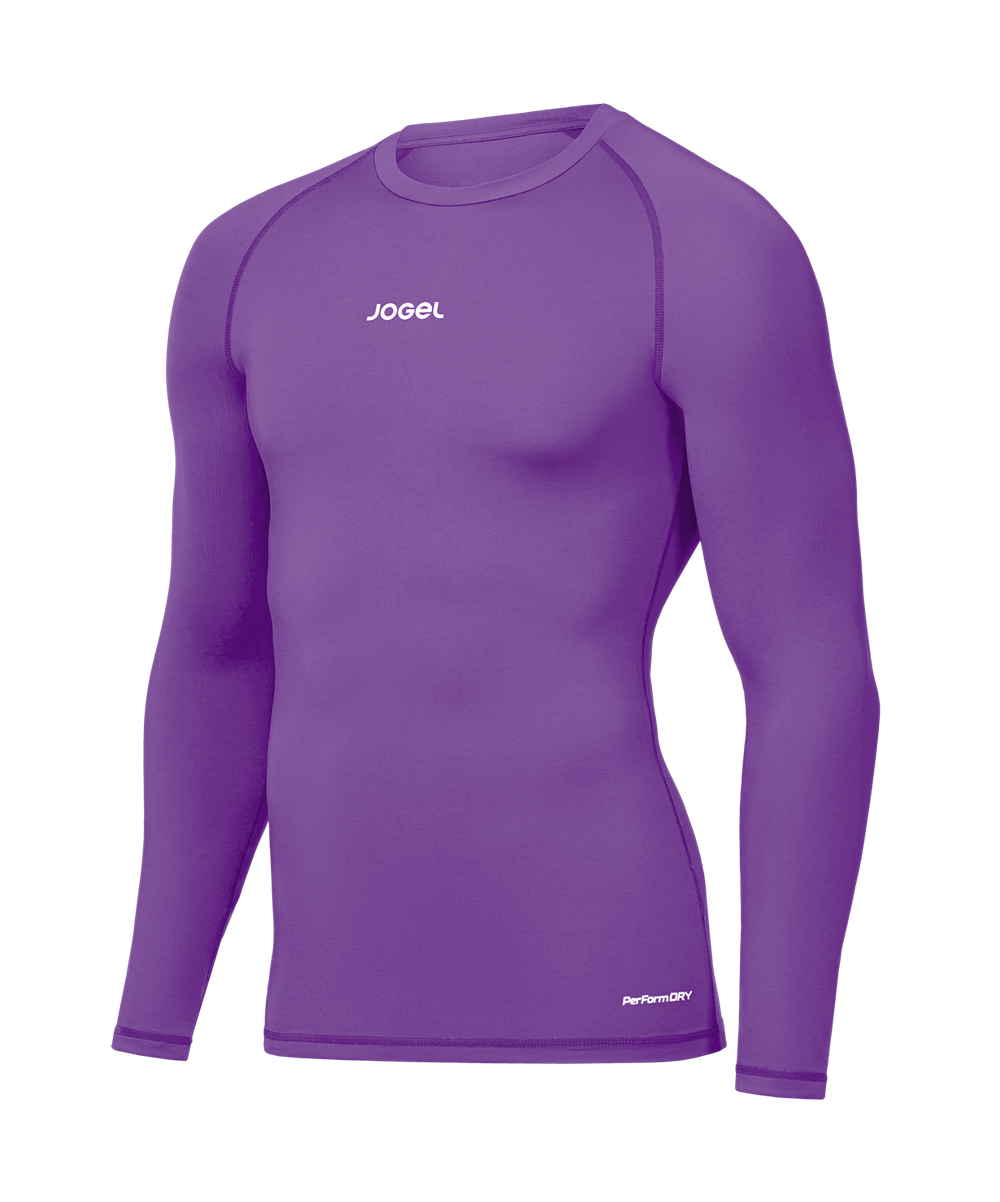 Футболка компрессионная с длинным рукавом Jogel CAMP 2 PerFormDRY Baselayer LS Tee, фиолетовый P3