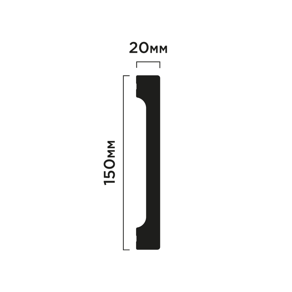 Плинтус B150V1