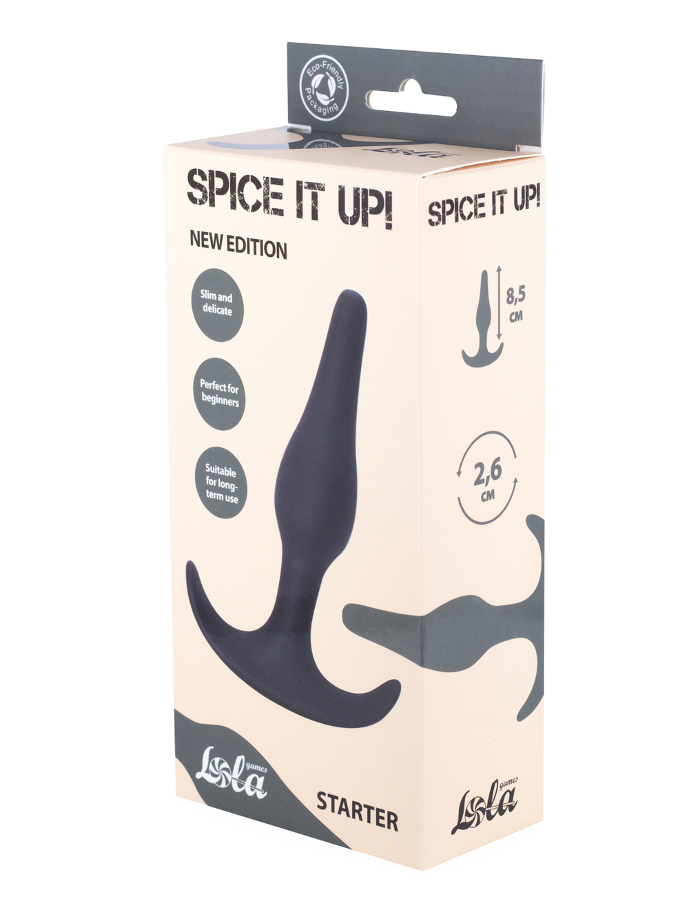Анальная пробка Spice it up Starter Dark Grey 8007-02lola