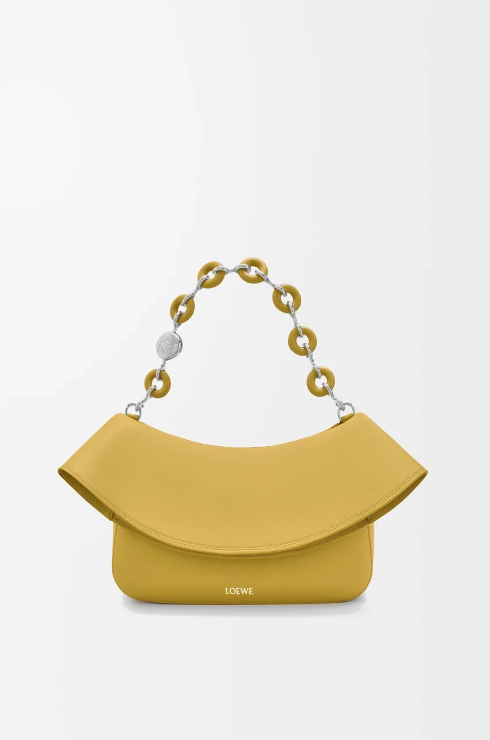 Loewe Средняя сумка Ola из гладкой телячьей кожи, желтый