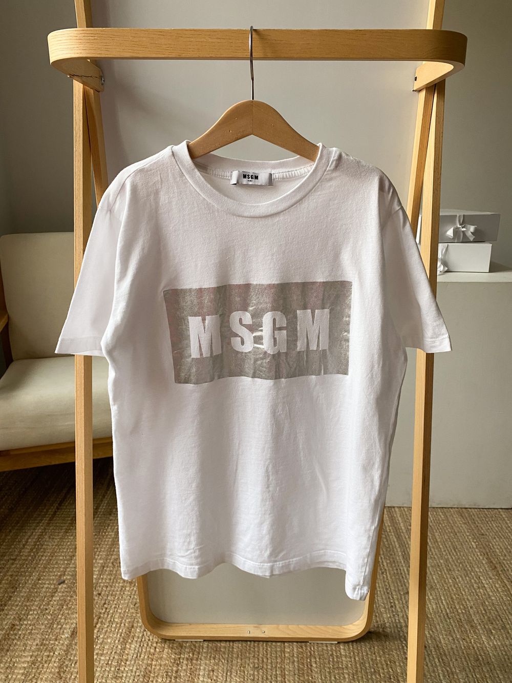 Хлопковая футболка MSGM, 152