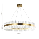 Подвесная люстра Favourite 4012-8P Плацерат/Placerat, LED, 4000К, 50 Вт