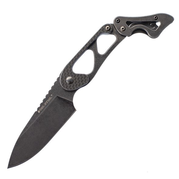 Цена наШейный нож Cormorant Apex Blackwash Realsteel, сталь 14C28N, рукоять карбон