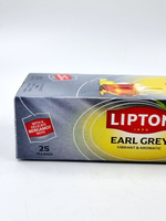 Чай черный Lipton Earl Grey, 25 пакетиков, 37.5 г