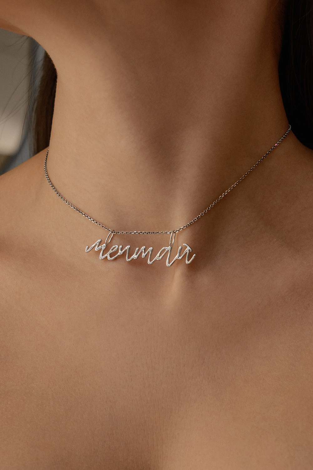 Подвеска из серебра "Мечтай"