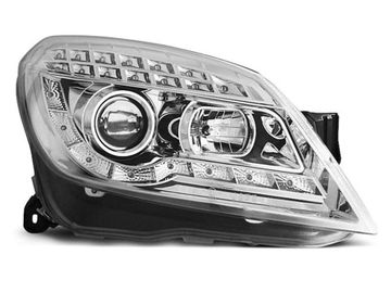 Передние фары daylight chrome led indicator для Opel Astra H