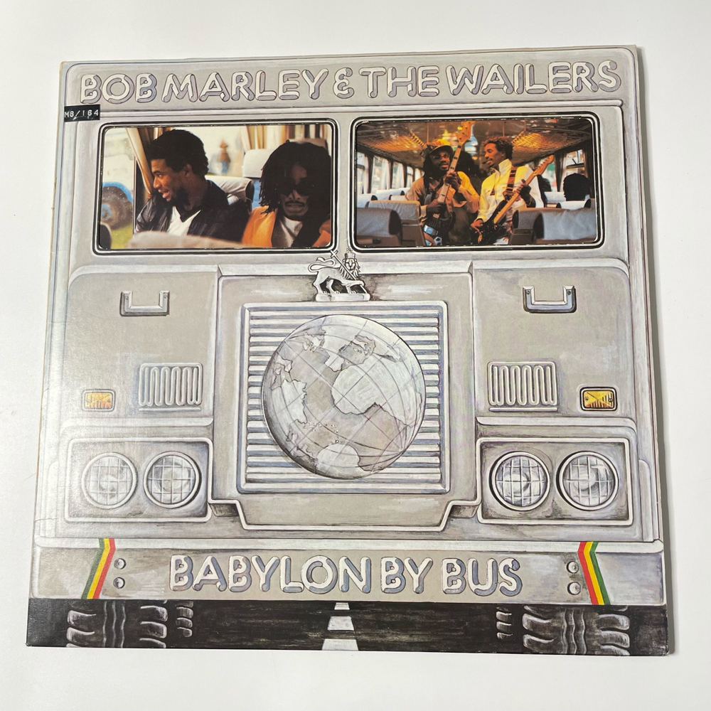 Винтажная виниловая пластинка LP Bob Marley and The Wailers, Babylon By Bus (Германия 1978)