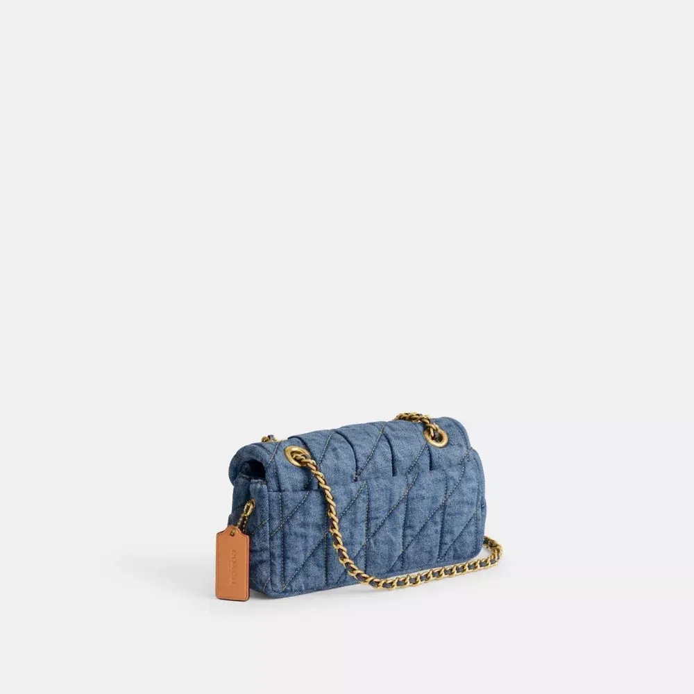 COACH СУМКА ЧЕРЕЗ ПЛЕЧО TABBY 20 С МЯГКОЙ ПОДКЛАДКОЙ, ИНДИГО