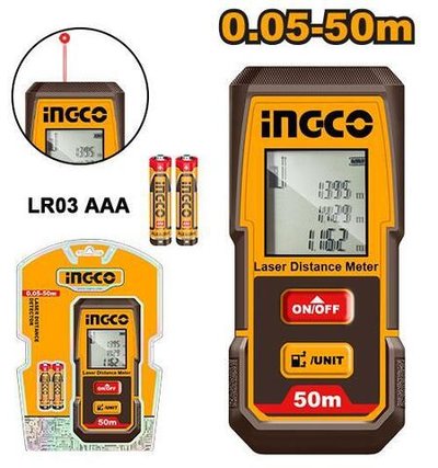 Лазерный дальномер 50 м INGCO HLDD0508 INDUSTRIAL