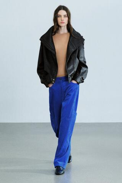 ВЕЛЬВЕТОВЫЕ БРЮКИ С КАРМАНАМИ — ZW COLLECTION — ZARA