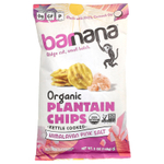 Barnana, органические чипсы из плантана, с розовой гималайской солью, 140 г