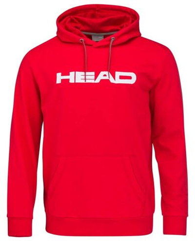 Мужская теннисная кофта Head Club Byron Hoodie M - red
