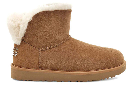 UGG Угги Classic Bling Mini, каштаново-коричневый
