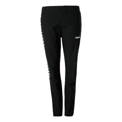 Женские теннисные брюки Diadora Challenge Training Pants Women - Black, White