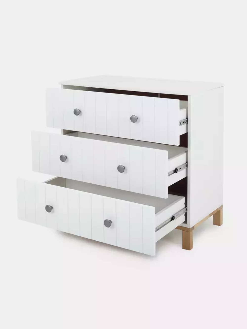 Комод RANT "BAMBOO" 84см 3 ящ. (арт.112) Cloud White Коллекция White