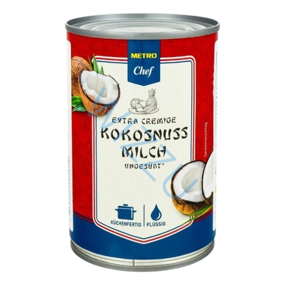 400МЛ МОЛОКО КОКОСОВОЕ METRO CHEF Ж/Б