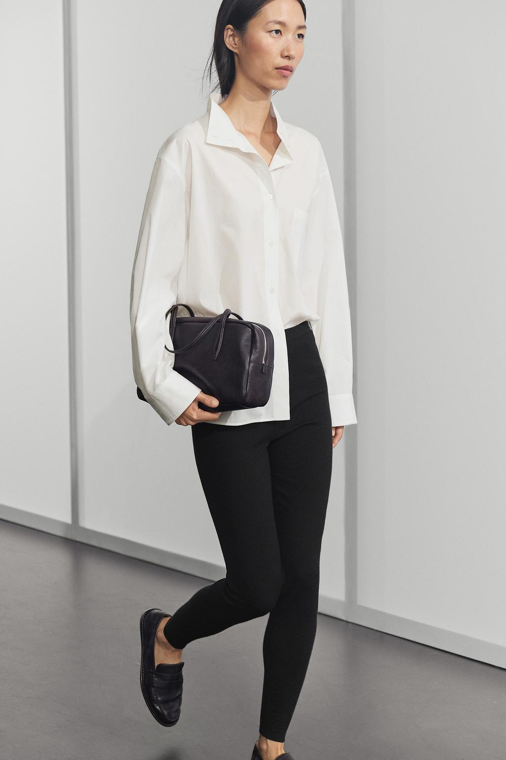 Massimo Dutti Легинсы из 100% кашемира, черный
