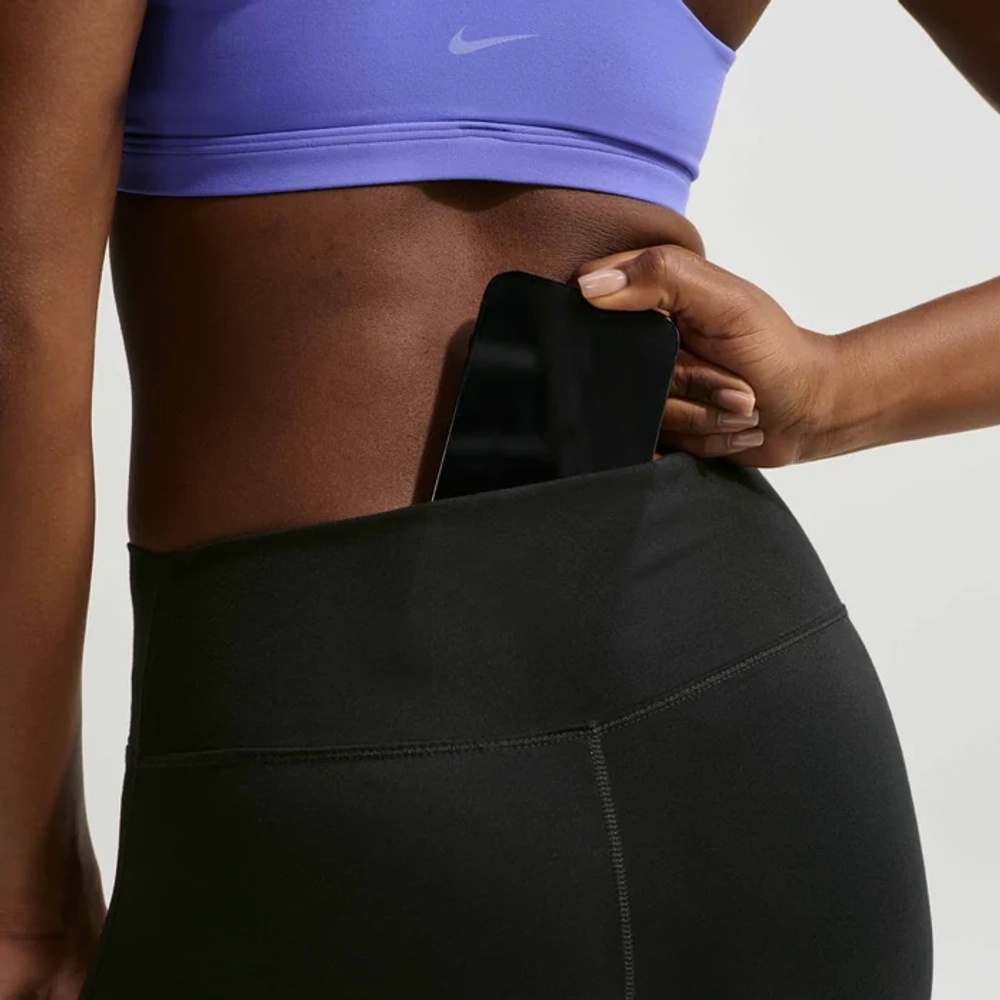 IB9135-010 Брюки тренировочные Nike One High-Waisted Flared Leggings W