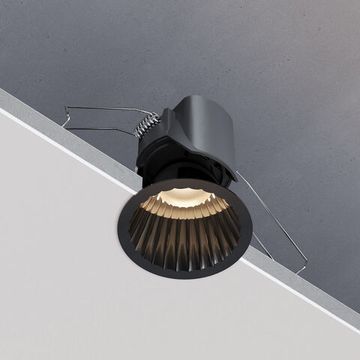 Светильник встраиваемый светодиодный LED 12W 3000К IP44 15274/LED чёрный жемчуг Arco Elektrostandard